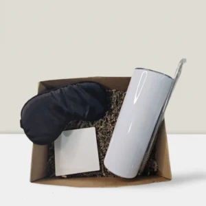 Personalized Gift - Can Tumbler 20oz - Coaster -Black Sleep Mask