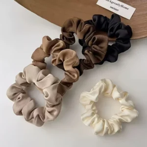 Silky Satin Hair Scrunchies