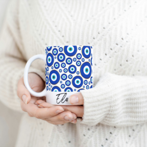 Greek Evil Eye Personalized Mug 11oz - 325ml