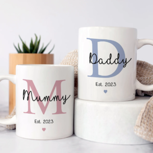 Mummy and Daddy Mug Set 11oz - 325ml