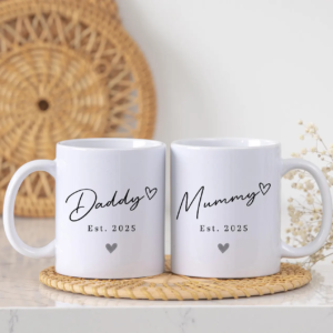 Mummy and Daddy Mug Set 11oz - 325ml