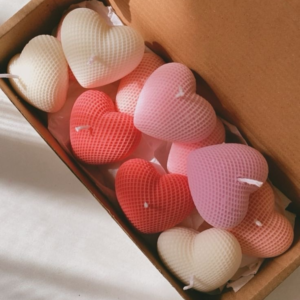 Heart Soya Candles – Scented- 100ml