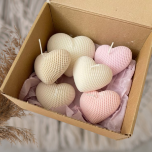 Heart Soya Candles – Scented- 100ml