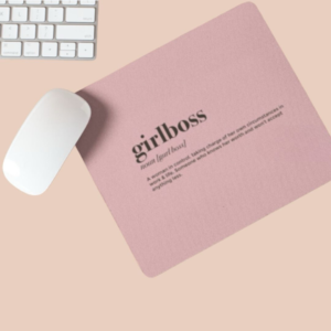 Mousepad - Personalized - Girl Boss