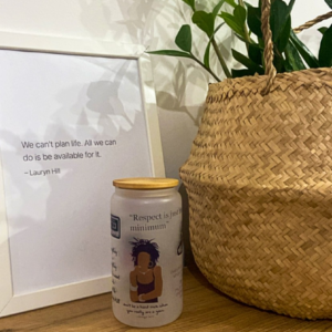 Frosted Glass Can - Lauryn