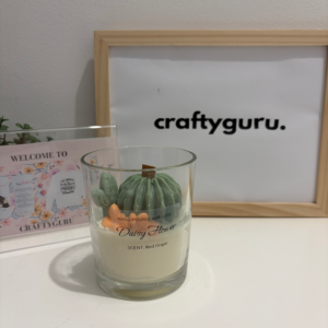 Cactus Flower Soy Candle - Select your Favorite Aroma- 200ml